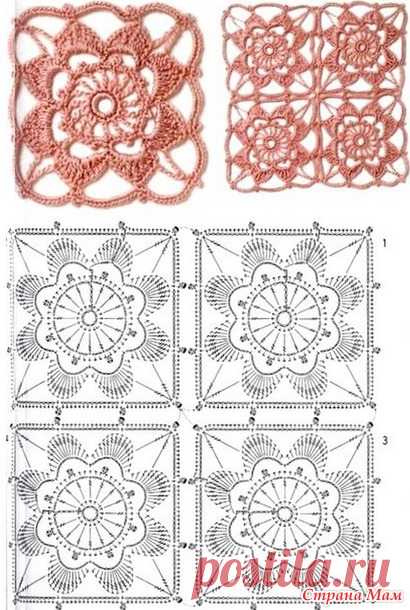 Мотивы и узоры - крючком от Страны Мам