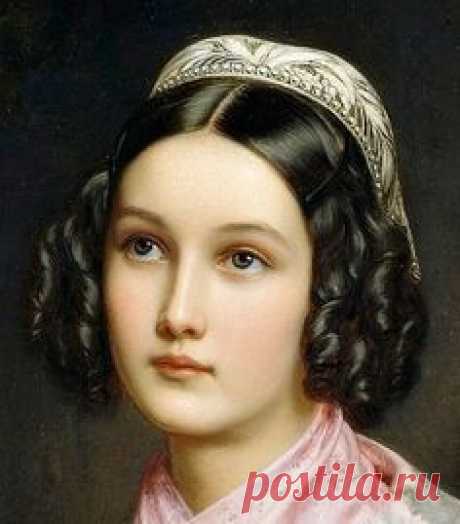 Художник Joseph Karl Stieler (1781-1858) Портрет Хелены Зедльмайер, дочери сапожника. *Хелена Зедльмайр * (12 февраля или 12 мая 1813 — 18 ноября 1898) — жительница Мюнхена, которая благодаря её портрету, ставшему частью Галереи красавиц, считается  «воплощением мюнхенской красоты»