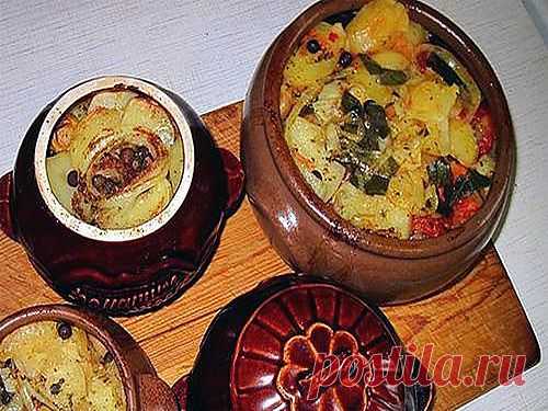 Мясо в горшочке по-русски