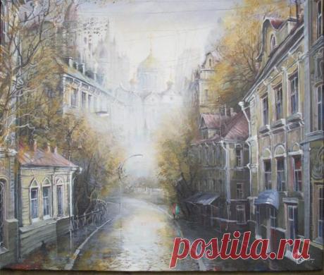 Художник Александр Стародубов. Московская старина