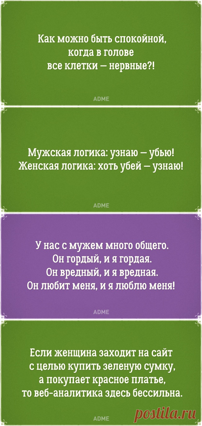 15 примеров женской логики, о которой слагают легенды