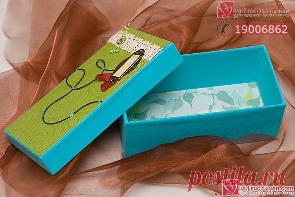 Hướng dẫn cách làm hộp quà siêu xinh