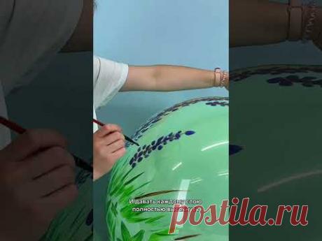 Новый урок: рисуем на бабблс #мывэтомШАРим ❤️ #шары #balloon