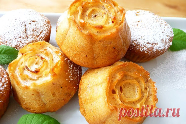 Яблочные кексы — Домашний уют