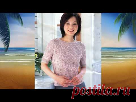 Необычайной красоты ажурные летние кофточки.