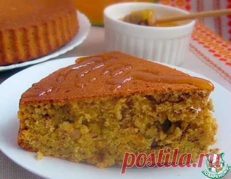 Тыквенный пирог с медом и орехами – кулинарный рецепт
