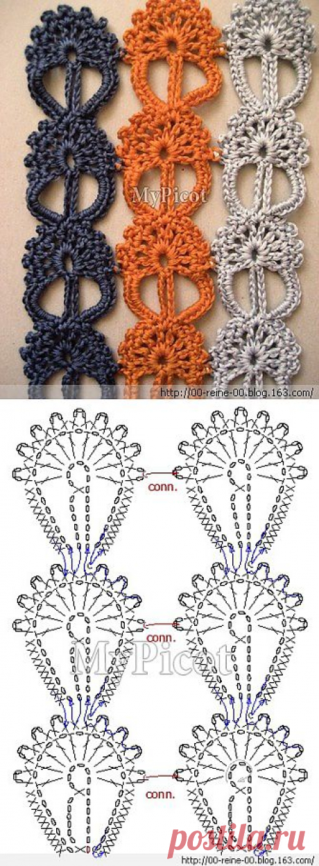 крючок: узоры, цветы, листья | Записи в рубрике крючок: узоры, цветы, листья | Дневник Ольга_Лазарева-Дерябо