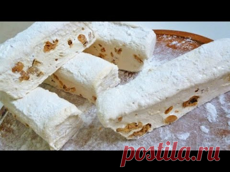 Нуга с орехами Восточная сладость. Мой рецепт.