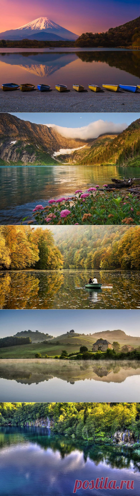 Отражения в озере. Это нужно увидеть! / Всё самое лучшее из интернета