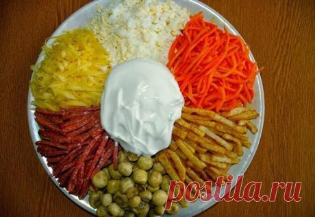 Лучшие кулинарные рецепты: Салат "Калейдоскоп"