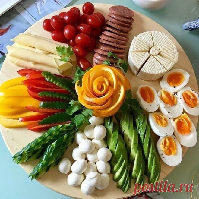 Топ- 6 Красивых идей для оформления нарезок