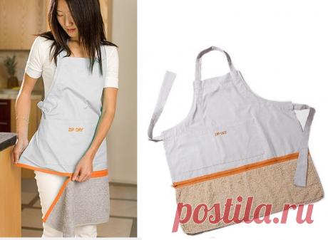 Фартук-полотенце Модная одежда и дизайн интерьера своими руками