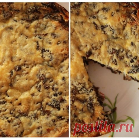 ПИРОГ-ЖУЛЬЕН С ГРИБАМИ