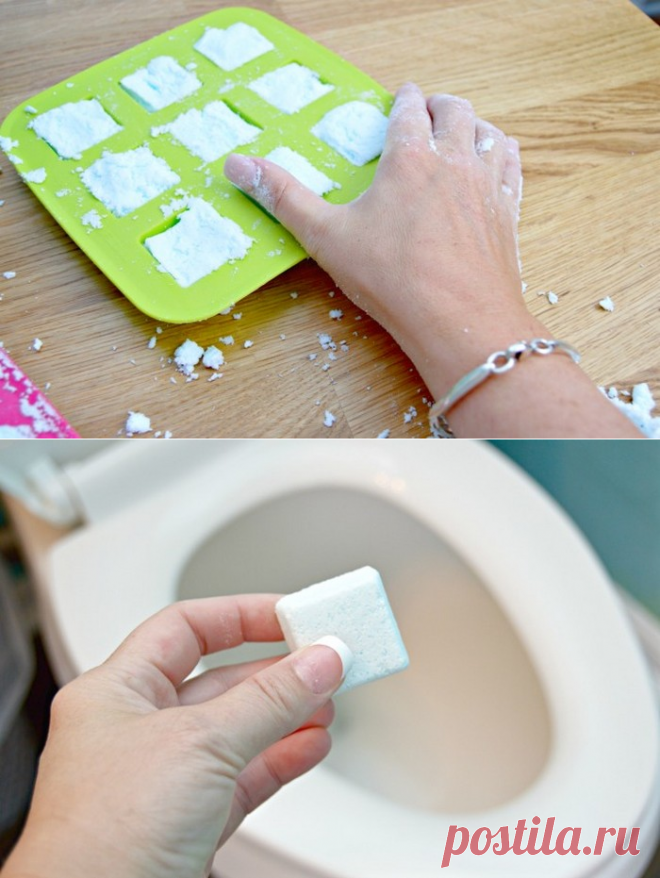 Чистота гарантирована: Как своими руками сделать «таблетки» для туалета — Лайфхаки