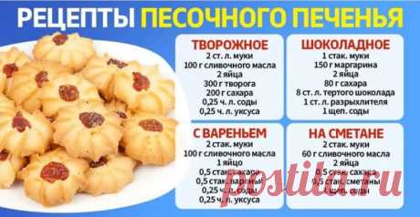 Хозяюшкам на заметку! Сохраняйте рецепты печенья