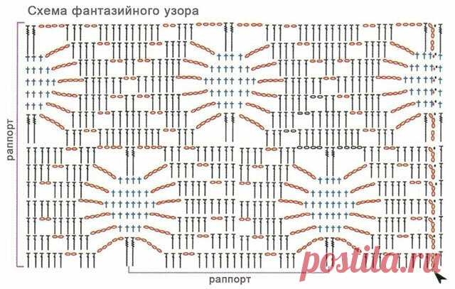 10 идей вязания узором жучки. От юбки до платья крючком. Есть схемы. | Вяжем крючком с Ольгой Ингрией | Яндекс Дзен