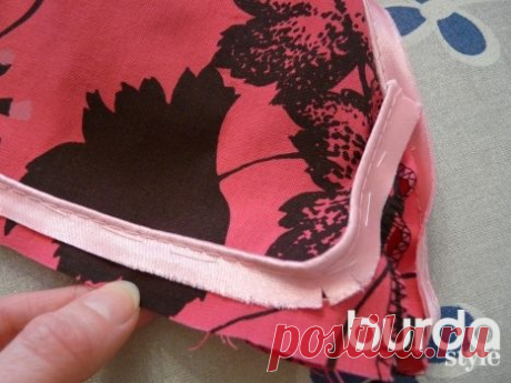 Пришивание канта / Мастер-классы / Burdastyle