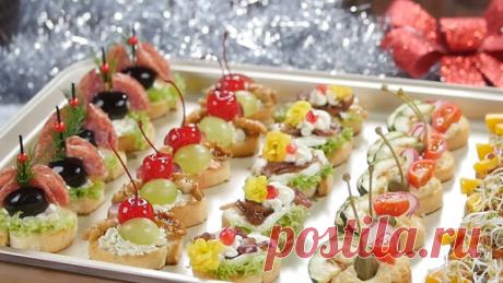 Идеи быстрых закусок на новогодний стол 2024. Легкие и вкусные угощения на праздничный новогодний стол. Супер-закуски, готовятся за 5 минут | Готовить просто | Дзен