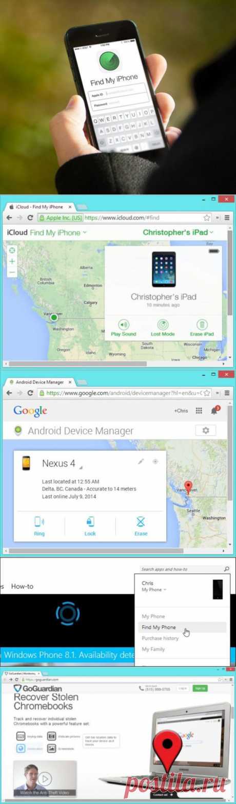 MobileDevice &amp;mdash;  Как удаленно отследить местоположение смартфона или планшета