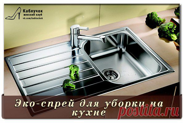 КУХОННАЯ ЭКО-НАХОДКА! Спрей ДЛЯ ЧИСТКИ КУХОННЫХ ПОВЕРХНОСТЕЙ