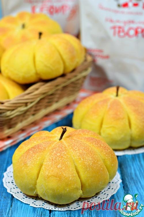 Булочки тыквенные с творогом – кулинарный рецепт