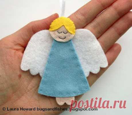 Новогодние игрушки из фетра | Новогодние поделки от Подарки.ру