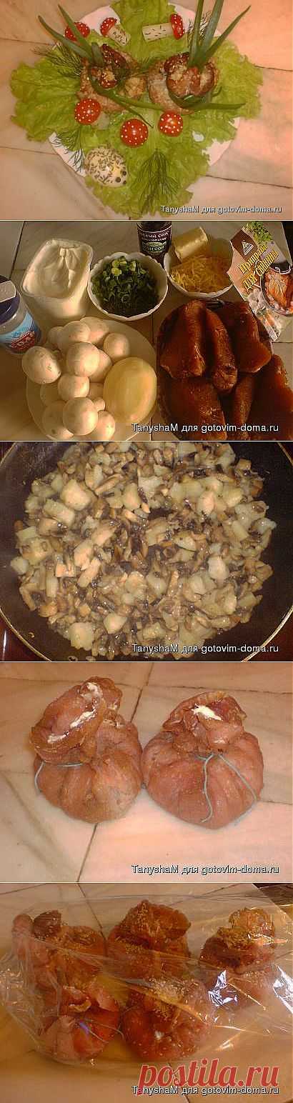 Грибочки в мешочке | ВКУСНО ПОЕДИМ!