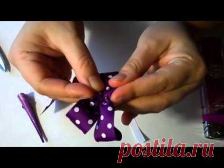 Стильный Бант в Детский Сад . Уроки Рукоделия