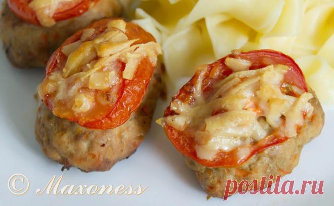 Запеченные котлетки из индейки.