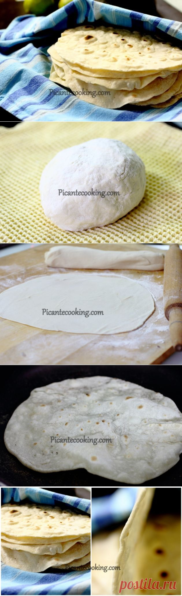 Мексиканские пшеничные тортильяс (Tortillas de trigo) | Picantecooking
Рецепт мексиканских пшеничных тортильяс