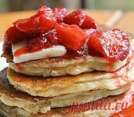 Творожные блинчики из отрубей.