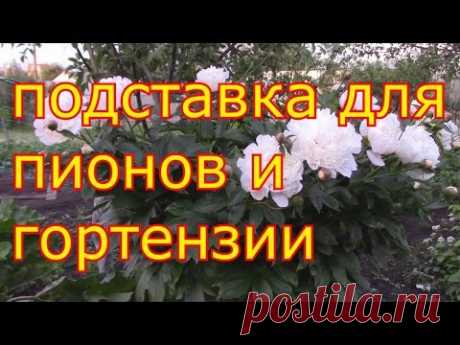 подставка для пионов и гортензии