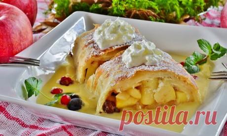 Рождение штруделя. Не рвется, где тонко, если руки из нужного места! | ЛИС&amp;ФИЗАЛИС | Яндекс Дзен