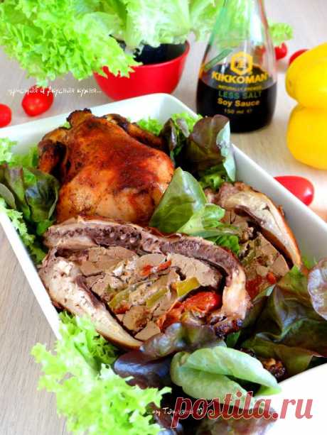 Запеченные рябчики, фаршированные куриной печенью. Рецепт c , мы подскажем, как приготовить!