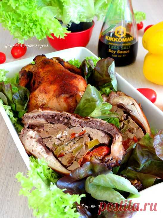 Запеченные рябчики, фаршированные куриной печенью. Рецепт c , мы подскажем, как приготовить!