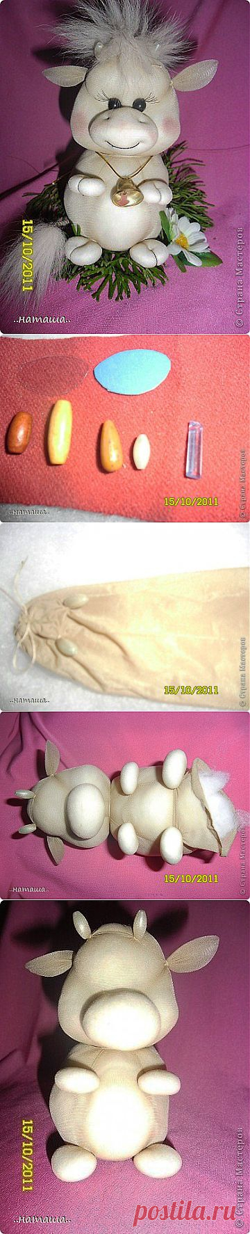 коровка из капрона.