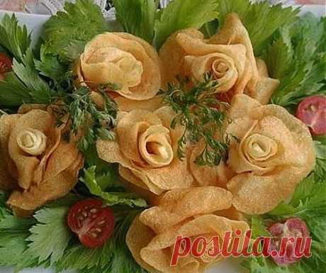 Картофельная роза
