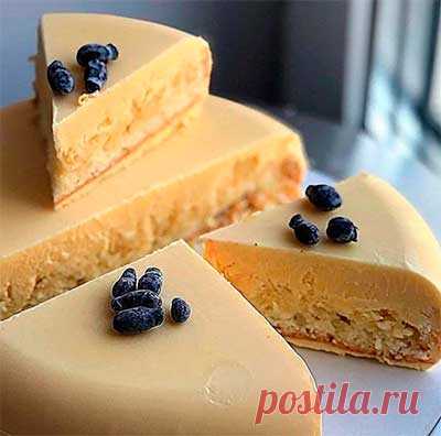 Чизкейк маракуйя – грецкий орех: пошаговый, фото рецепт, приготовление
