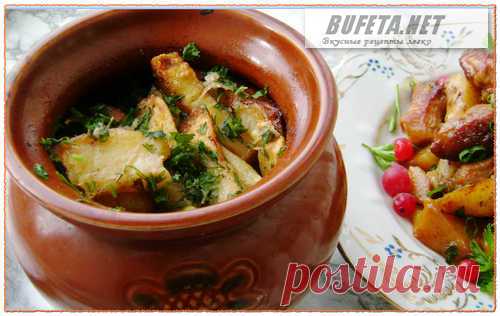 Жаркое в горшочках с мясом и картошкой в духовке: рецепт с фото