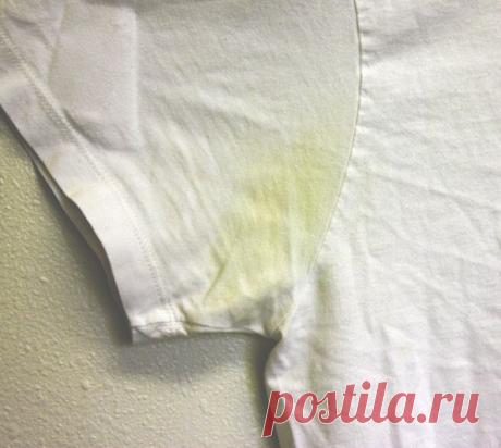 Раскрыт секрет, как вывести желтые пятна с белого белья