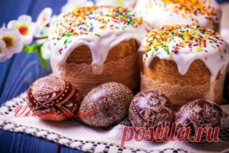 Рецепт быстрых куличей