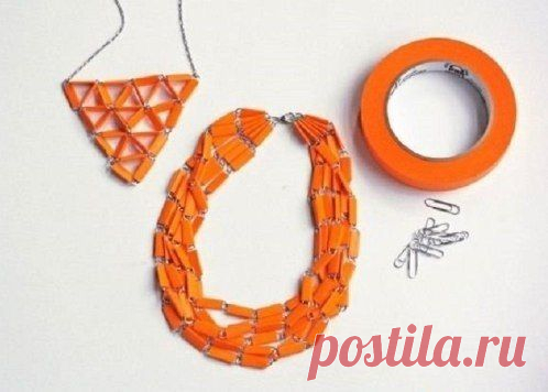 Из скрепок и изоленты