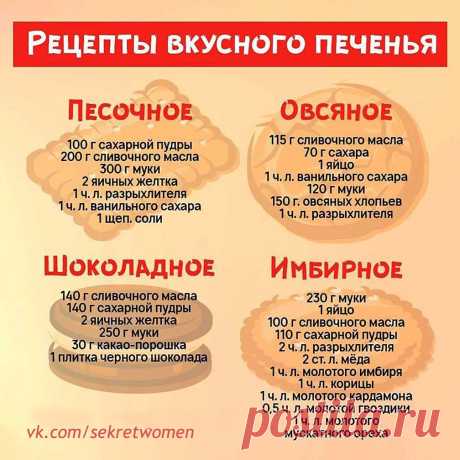 Подсказки по печенью 
Хозяйки сохраняйте, пригодится