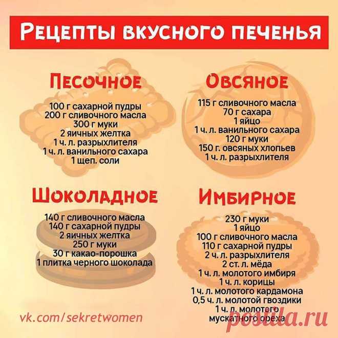 Подсказки по печенью 
Хозяйки сохраняйте, пригодится