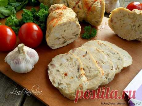 Пикантная куриная колбаса в домашних условиях!