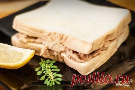 Бутерброды с тунцом - пошаговый рецепт с фото на Повар.ру
