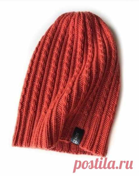 Красивая шапочка спицами Автор: sov_knitting_Текст автора:Я вязала из 100 % мериноса, расход 2 мотка 50/90 м (оттенок терракот пряжа ВВВ full).Спицы номер 4 (для резинки) и номер 5 на леске 40 см, чулочные спицы для закрытия макушки (я использовала номер 4).Рапорт состоит из 7 петель, поэтому набранное количество...