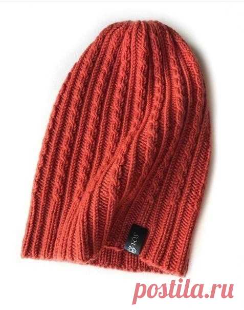 Красивая шапочка спицами Автор: sov_knitting_Текст автора:Я вязала из 100 % мериноса, расход 2 мотка 50/90 м (оттенок терракот пряжа ВВВ full).Спицы номер 4 (для резинки) и номер 5 на леске 40 см, чулочные спицы для закрытия макушки (я использовала номер 4).Рапорт состоит из 7 петель, поэтому набранное количество...