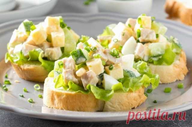 Бутерброды с кальмарами — Домашняя кулинария