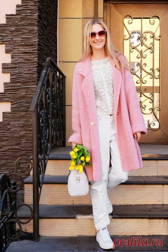 Нечего надеть: Пальто из пряжи Alize superlana maxi